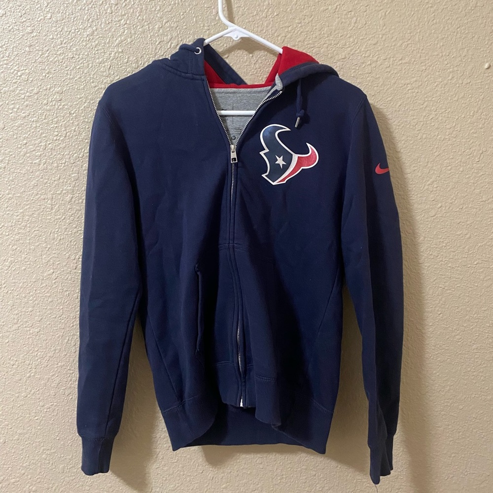 NFL Apparel Team/Nike Zip Up Hoodie Texas Size M